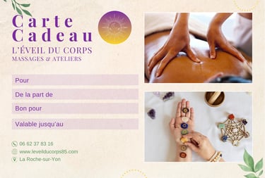Carte cadeau Massage