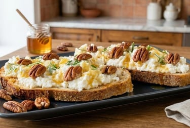 How to make sweet bruschetta breakfast