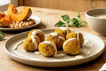 Come fare polpette di zucca e cecci per spuntino