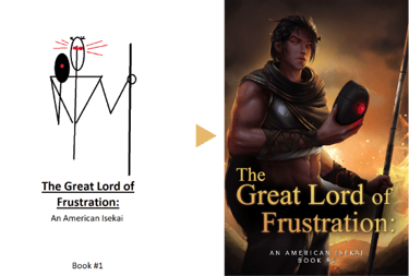 a book cover of the great lord of frustation