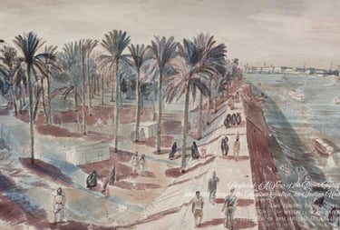 River Tigris Painting by Edward Bawden