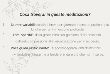 Daily Journal Meditazioni: Cosa troverai - tematiche.