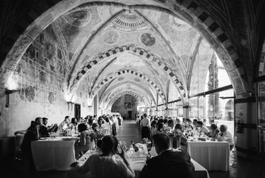 Ricevimento di un matrimonio nel castello Visconteo di Cassano D'Adda