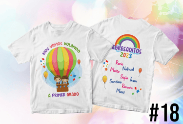 Remera para egresaditos de Jardin de Infantes