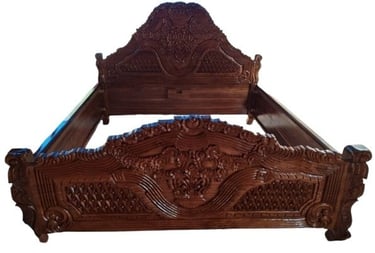 Teak Wooden Lounger – Bed Style Furniture for Relaxation