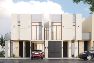 مشروع الفلل السكنية داخل حي المهدية من تصميم وتنفيذ شركة دليل البناء للتطوير العقاري 