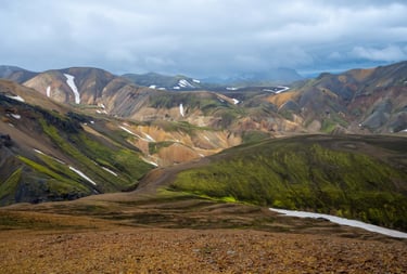 Landscape in Iceland Landmannalaugar