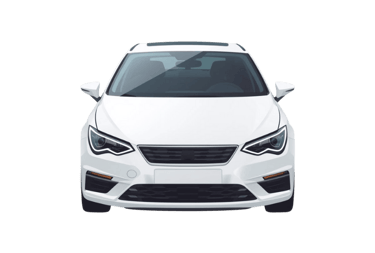 White car illustration icon