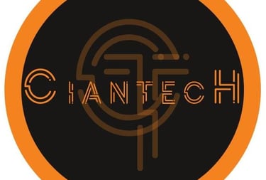 a logo for a new company called cian tech