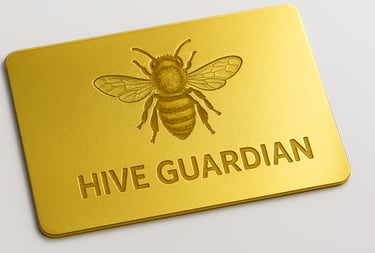 Preserved honeycomb gift sent to Adopt a Bee supporters