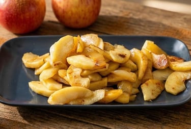 Come fare la ricetta vegana di mele caramellate