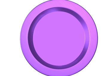 purple coin
