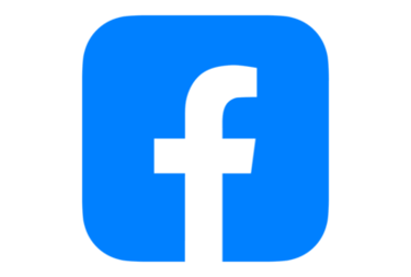 a facebook logo with the word facebook on it