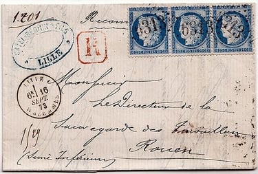 Losange Gros Chiffres 6313 et type 16.