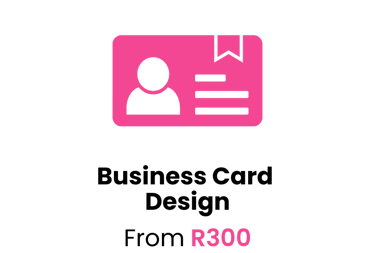 Business Card Design from R300