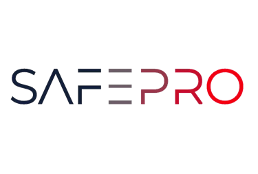 logo y enlace de SafePro, página especializada en peritaje y mantenimiento de puertas automáticas