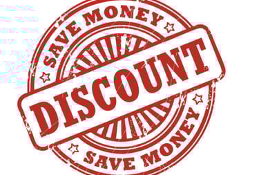 discounts provided so you can save money