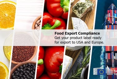getting your product label ready for export to expand your footprint USA Europe South Africa Australia