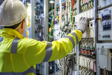 Expert panel erection services ensuring safe and reliable power systems.