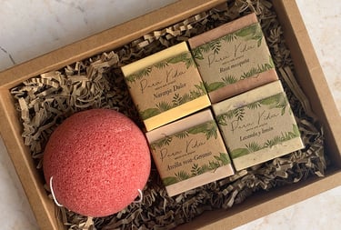 Comprar pack de regalo artesanal natural. Caja de jabones artesanos naturales con envío gratis 