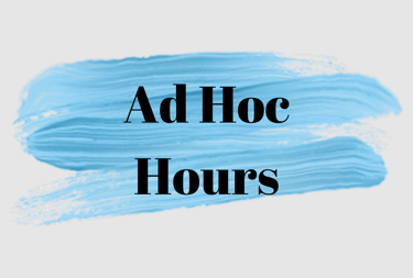 Ad hoc hours rate