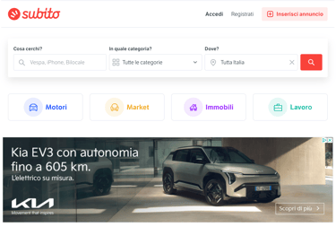 Homepage Subito.it