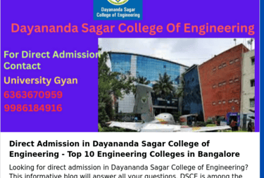 Direct admission in DSCE