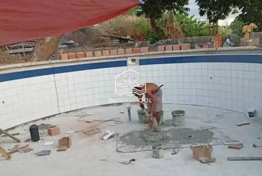 perbaikan rembesan kolam renang oleh dayanapool
