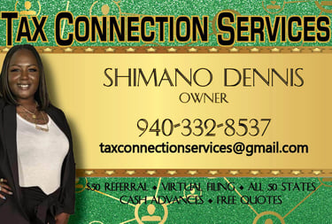 owner of tax connection services 