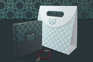 Gift box and gift bag packaging