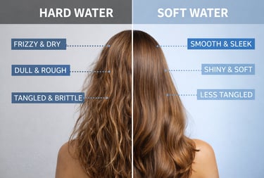 Effects of hard and soft water on hair