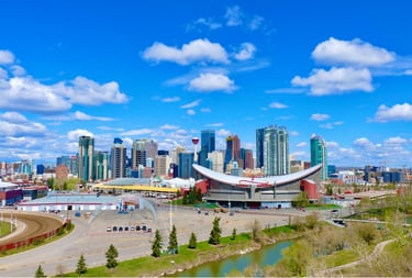 Calgary Skyline from Scotsman Hill