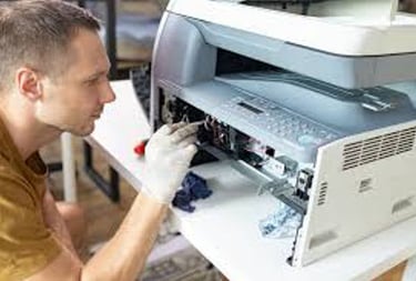 SK Computer Technician Repairing Printer and Scanner in Noida