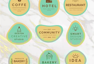 Stickers découpés à la forme