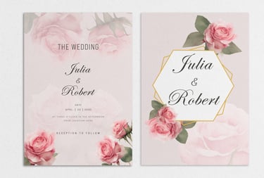 Faire-part de mariage