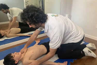 Seduta di rieducazione posturale con metodo Mézières a Terni