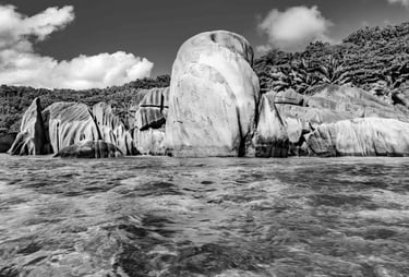 Rocks La Digue Seychelles Seychellen
