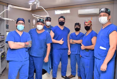 Minha equipe cirúrgica