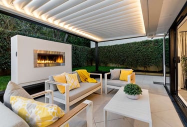 Outdoor living room - One Tree Hill home renovation - Revive Builders Auckland