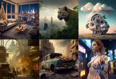 a collage of a series of photos