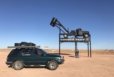Entrada a Coober Pedy