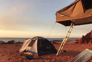 Mi tienda de campaña en James price point