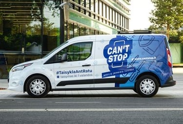 Mobili taisykla. Komercinio transporto įrengimas