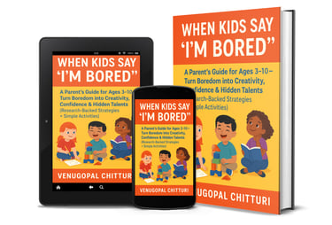 when kids say i am bored book cover