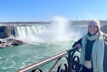 Horseshoe Falls en invierno, Niagara