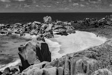 Rocks La Digue Seychelles Seychellen