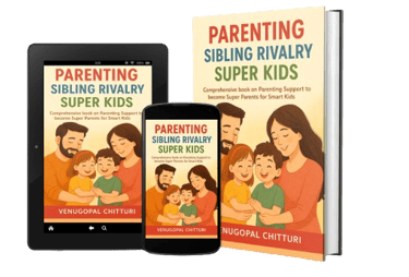 book 3D image parenting sibling rivalry super kids