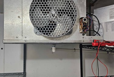 appliance repair specialist is installing Walk-In Cooler in Charlotte NC