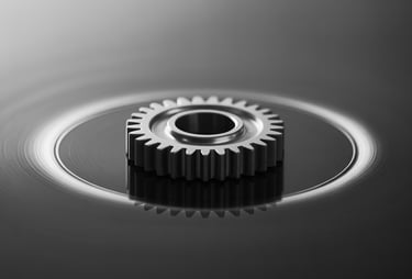 A gear signifying operations