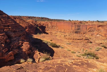 Kings canyon rim walk en australia